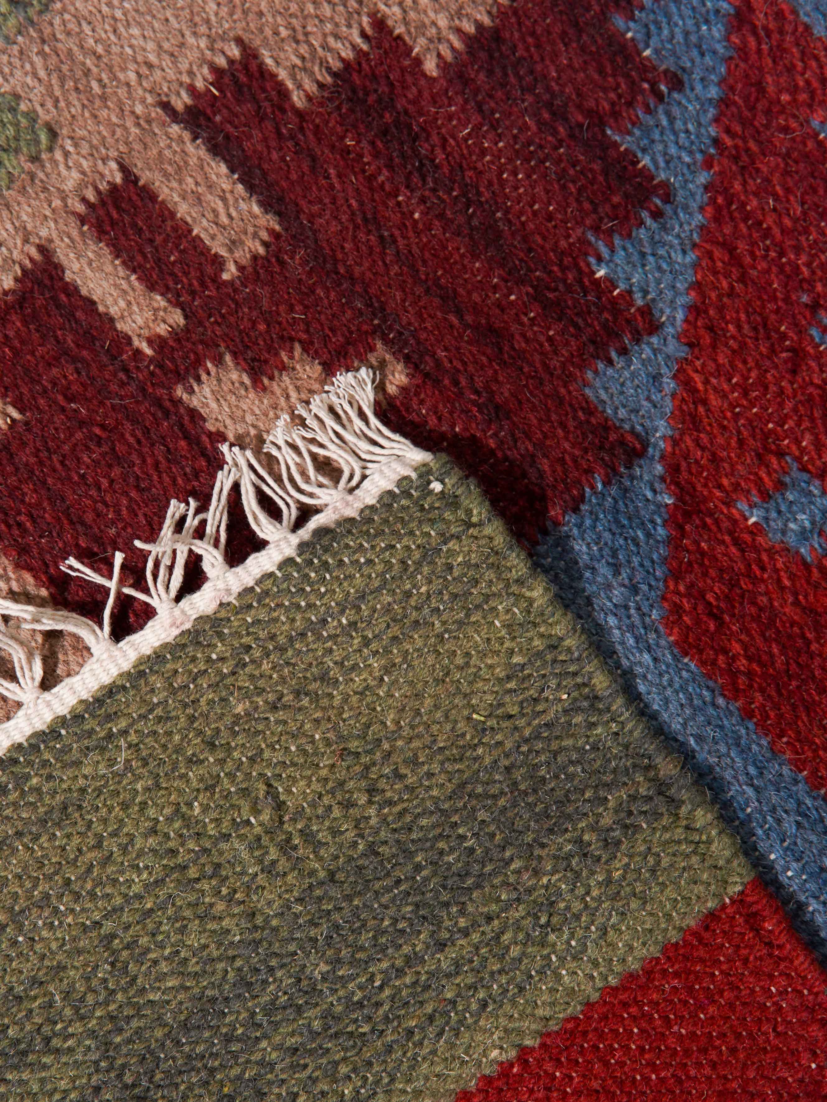Hand Woven Bohemian Ecstasy Area Rug - Soft & Durable for Living Room, Bedroom, or Nursery Decor