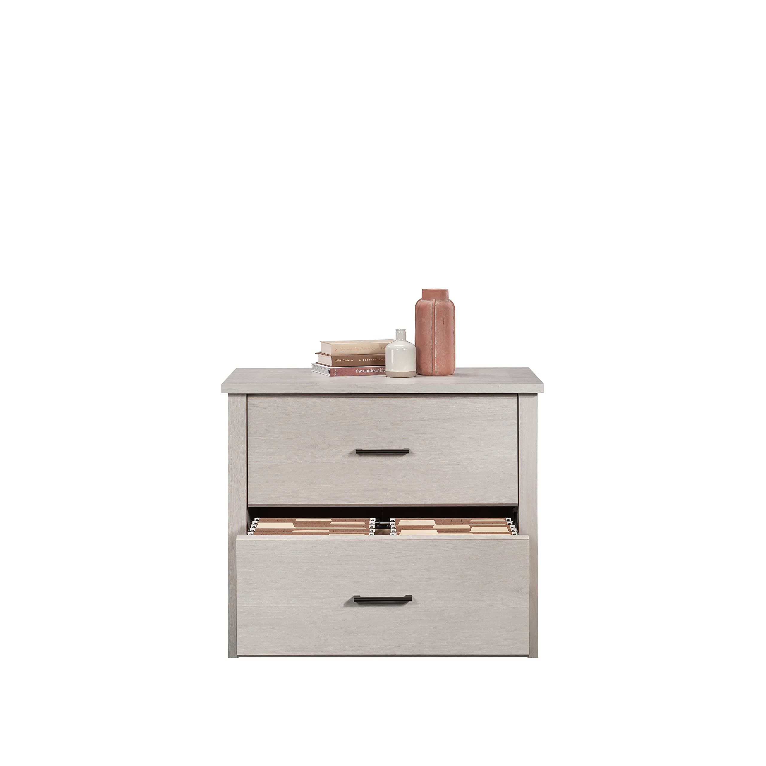 Sauder Summit Station 2-Drawer Lateral File Cabinet - Glacier Oak Finish for Home Office & Workspace Organization
