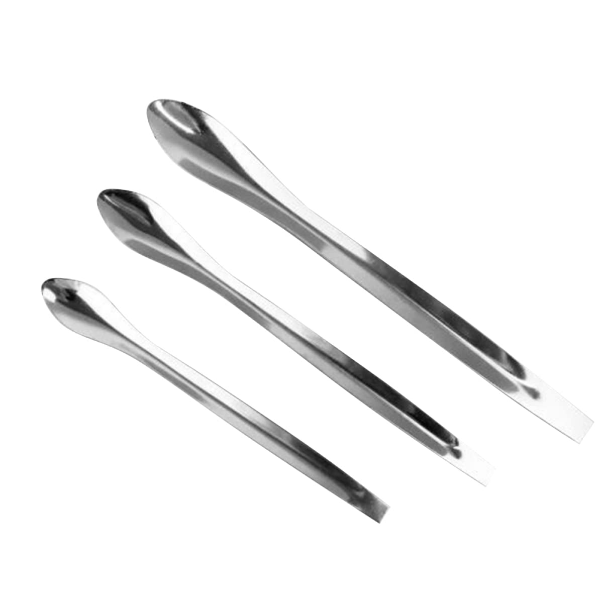 Stainless Steel Cosmetic Spatula - Makeup Spatula for Lipstick, Powder & Cream Application | Travel-Friendly Compact Beauty Tool | Perfect for Salon, Home & Travel Makeup Kits