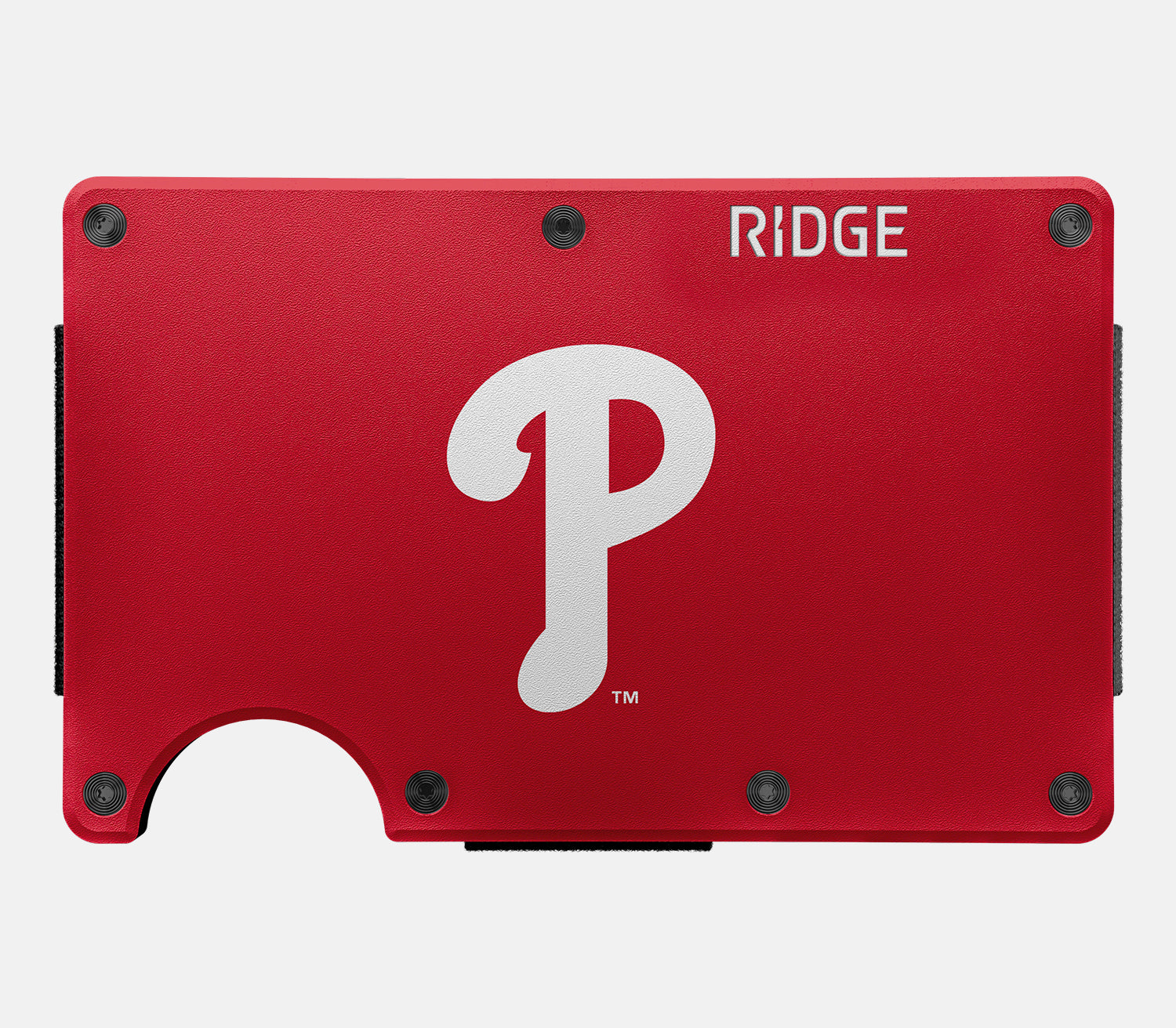 Ridge Wallet for Men - Slim RFID Blocking Front Pocket Wallet - Philadelphia Phillies Team Design - Perfect for Everyday Carry & Travel