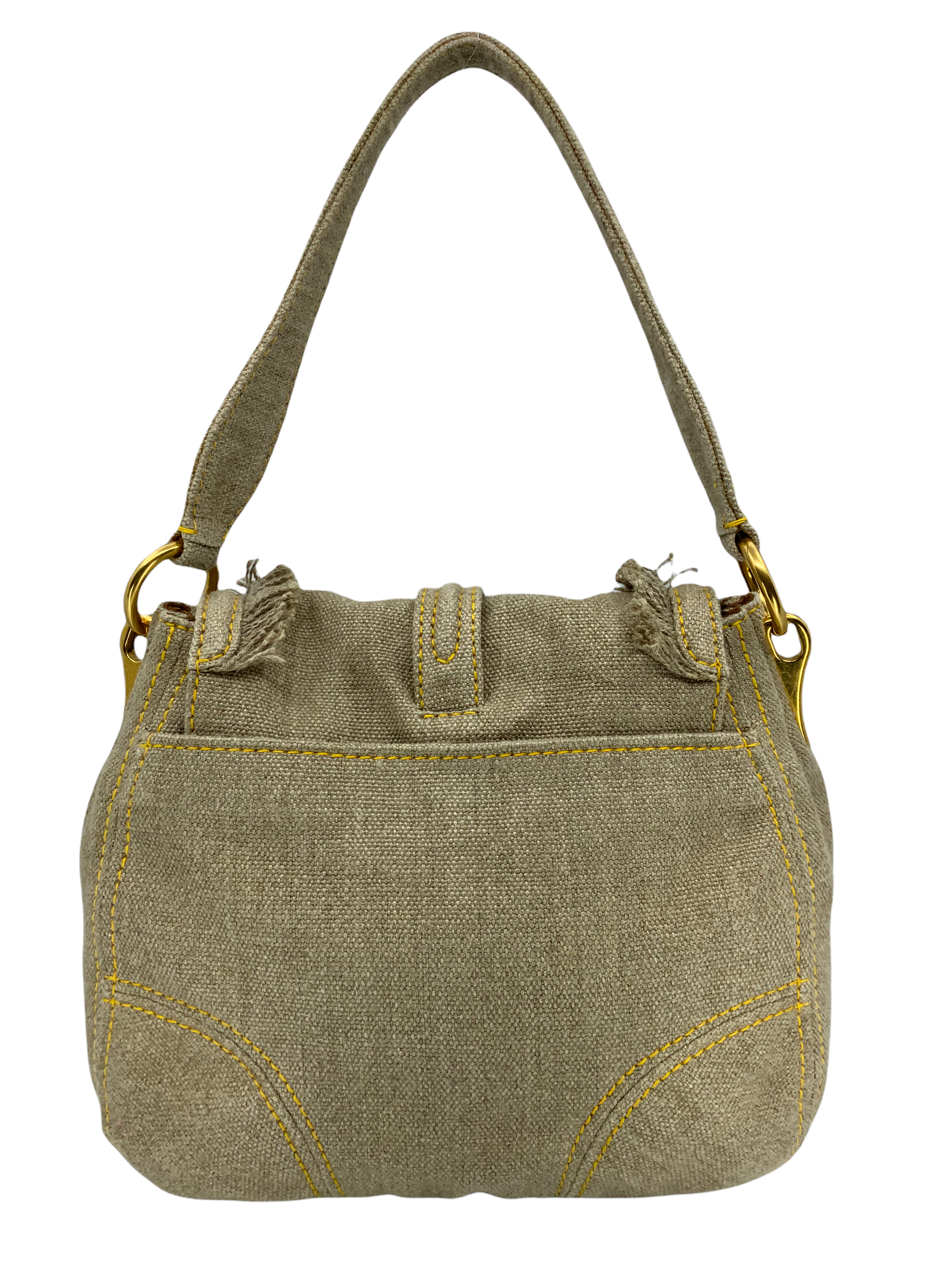 Prada Pattina Sottospalla Fringe Canvas Large Flap Crossbody Bag for Women | Luxury Designer Shoulder Purse | Perfect for Parties, Dating & Evening Events