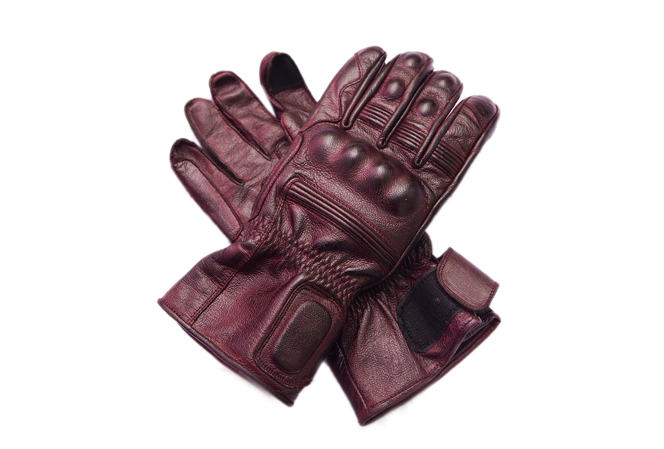 Premium Genuine Sheepskin Leather Motorcycle Gloves - Breathable Racing & Biking Gloves for Men & Women - Perfect for Harley, Ducati, Cruiser & Sport Bike Riders (Ideal for Long Rides, Track Days & Commuting)