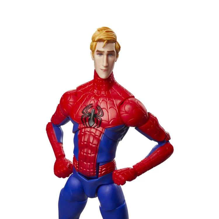 Marvel Legends Spider-Man: Across the Spider-Verse Peter Parker Action Figure - 6-Inch Collectible Toy for Fans & Collectors - Perfect for Display, Play, and Movie-Themed Decor