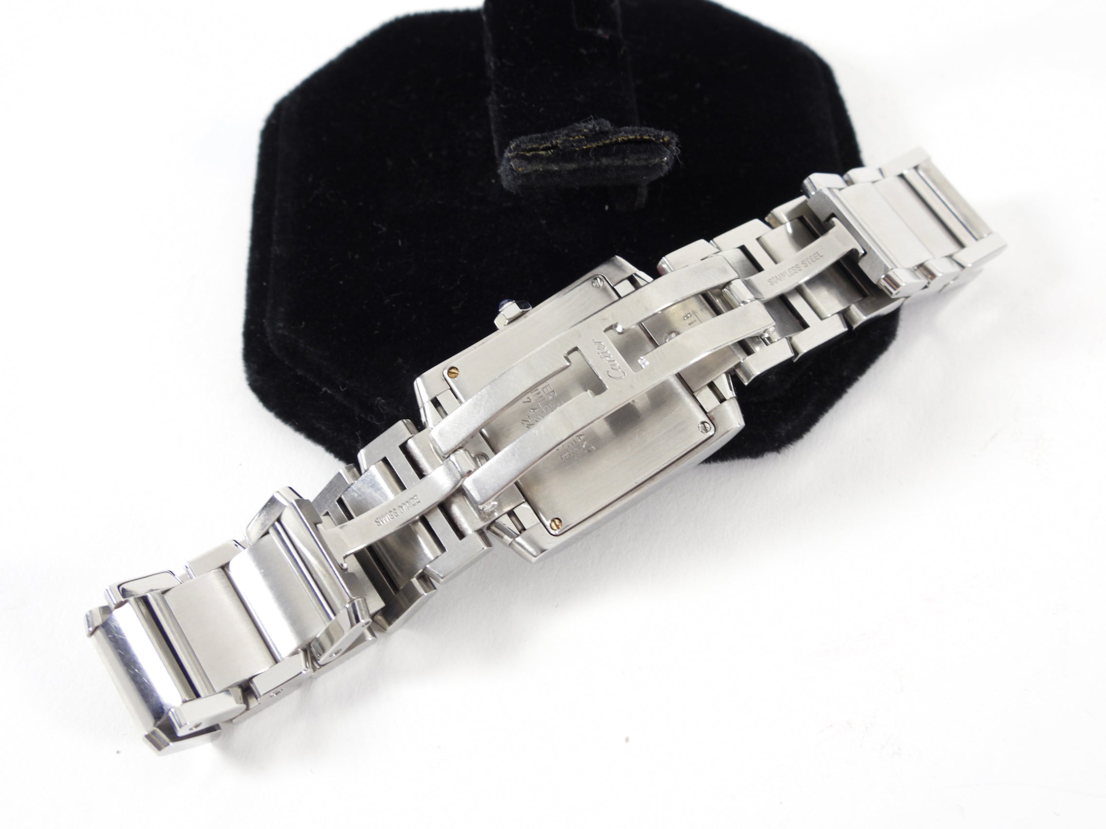 Cartier Tank Francaise Small Ladies Watch - Stainless Steel Luxury Timepiece for Women | Perfect for Office Wear, Formal Events & Everyday Elegance