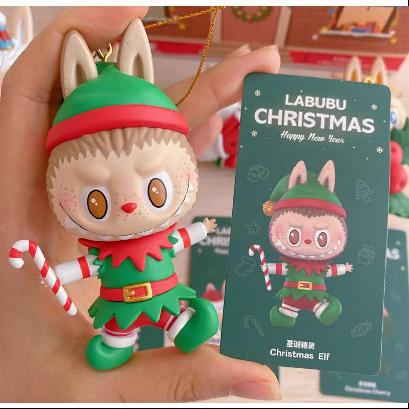 Labubu The Monsters Christmas 2020 Series - Christmas Elf Collectible Figure | Limited Edition Holiday Decor & Gift for Pop Vinyl Collectors | Perfect for Christmas Tree Ornaments, Shelf Displays & Gift Exchanges