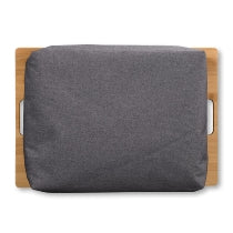Ergonomic Bamboo Laptop Tray with Comfort Cushion - Portable Desk for Bed, Sofa & Floor Use - Perfect for Work, Study & Relaxation at Home or Office
