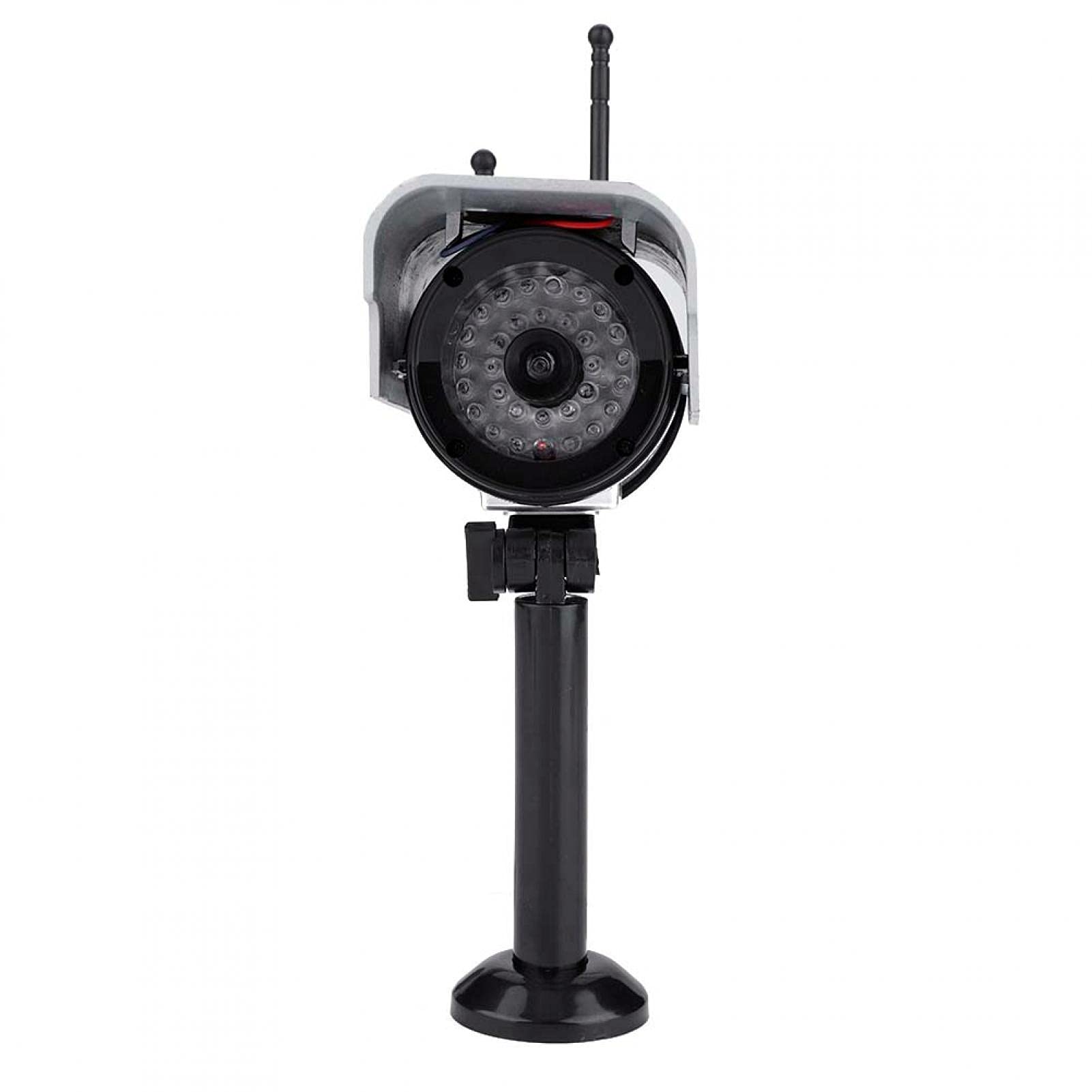 Kuuleyn Fake Security Camera with Blinking LED - Solar Powered Dummy Surveillance CCD - Adjustable Indoor/Outdoor Decoy for Home & Office Protection - Perfect for Deterring Burglars on Porch, Garage, or Storefront