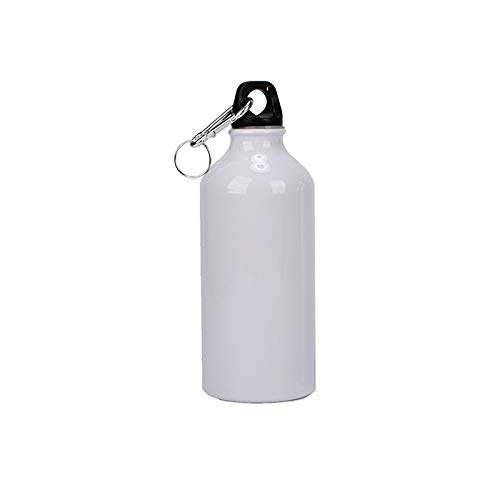 INTSUPERMAI 20-Pack 500ml Sublimation Blank Aluminum Water Bottles - 17oz White Sports Bottles for Heat Press Printing | Perfect for Custom Gifts, Team Sports & Promotional Events