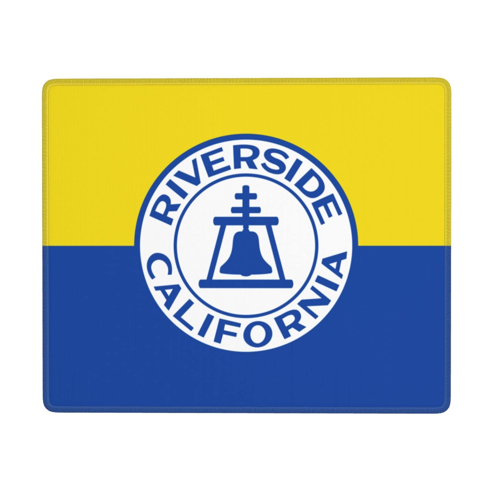 SIYTUAU Riverside California Flag Mouse Pad - Waterproof Non-Slip Rubber Base, 7x9 Inch Office & Gaming Mousepad for Laptop & PC - Perfect for Home, Office & Gaming Setups