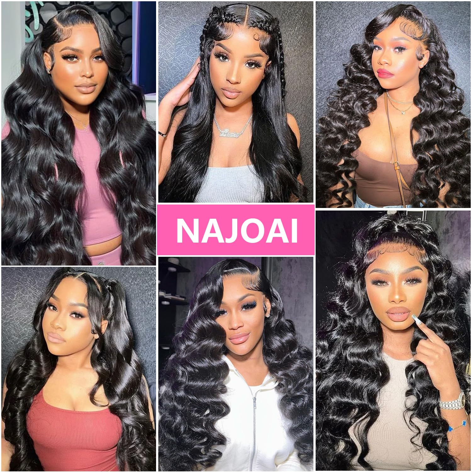 13x4 HD Lace Front Wigs Human Hair - 26 Inch Body Wave Pre Plucked 180 Density Virgin Hair - Perfect for Daily Wear, Cosplay & Special Occasions