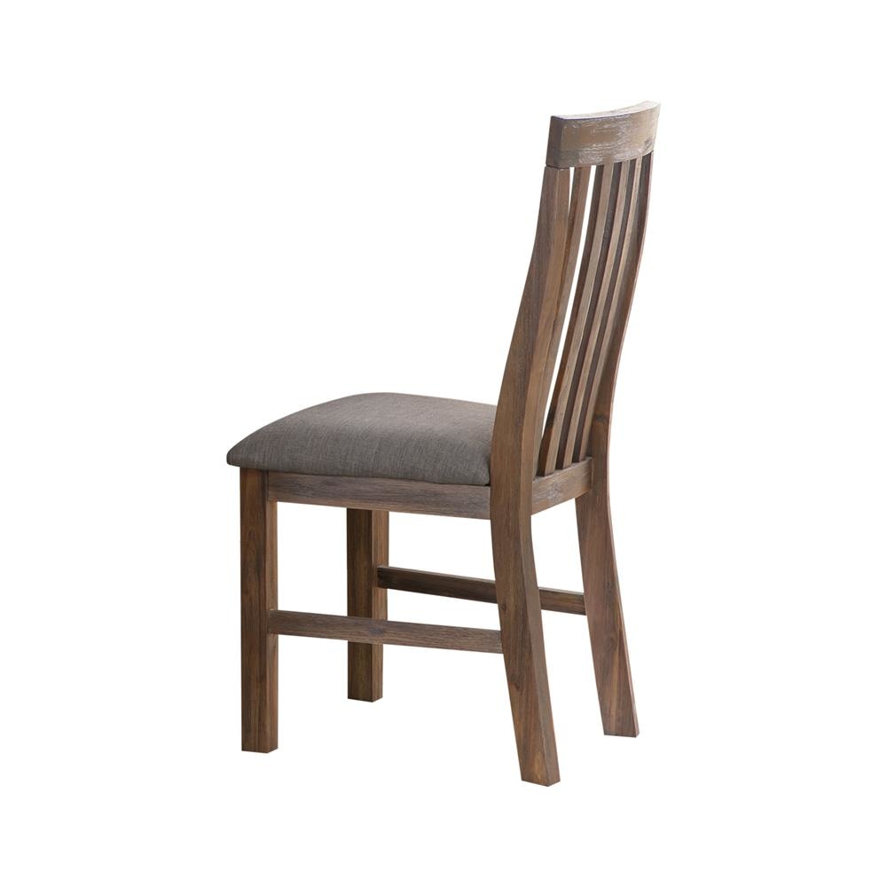 9-Piece Acacia Wood Dining Set - 210cm Large Dining Table & 8 Chairs with Solid Wood Base in Chocolate Brown - Perfect for Family Gatherings and Dinner Parties