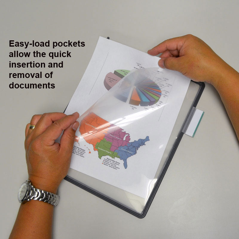 SpinFile™ 30 Pocket Desktop Document Organizer - Premium File Folder for Office, Home & School Use - Perfect for Bills, Receipts & Important Papers