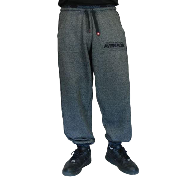 Brachial Tracksuit Pants for Men - Spacy Graphite Melange/Black - Comfortable Jogging & Workout Pants for Gym, Running & Casual Wear