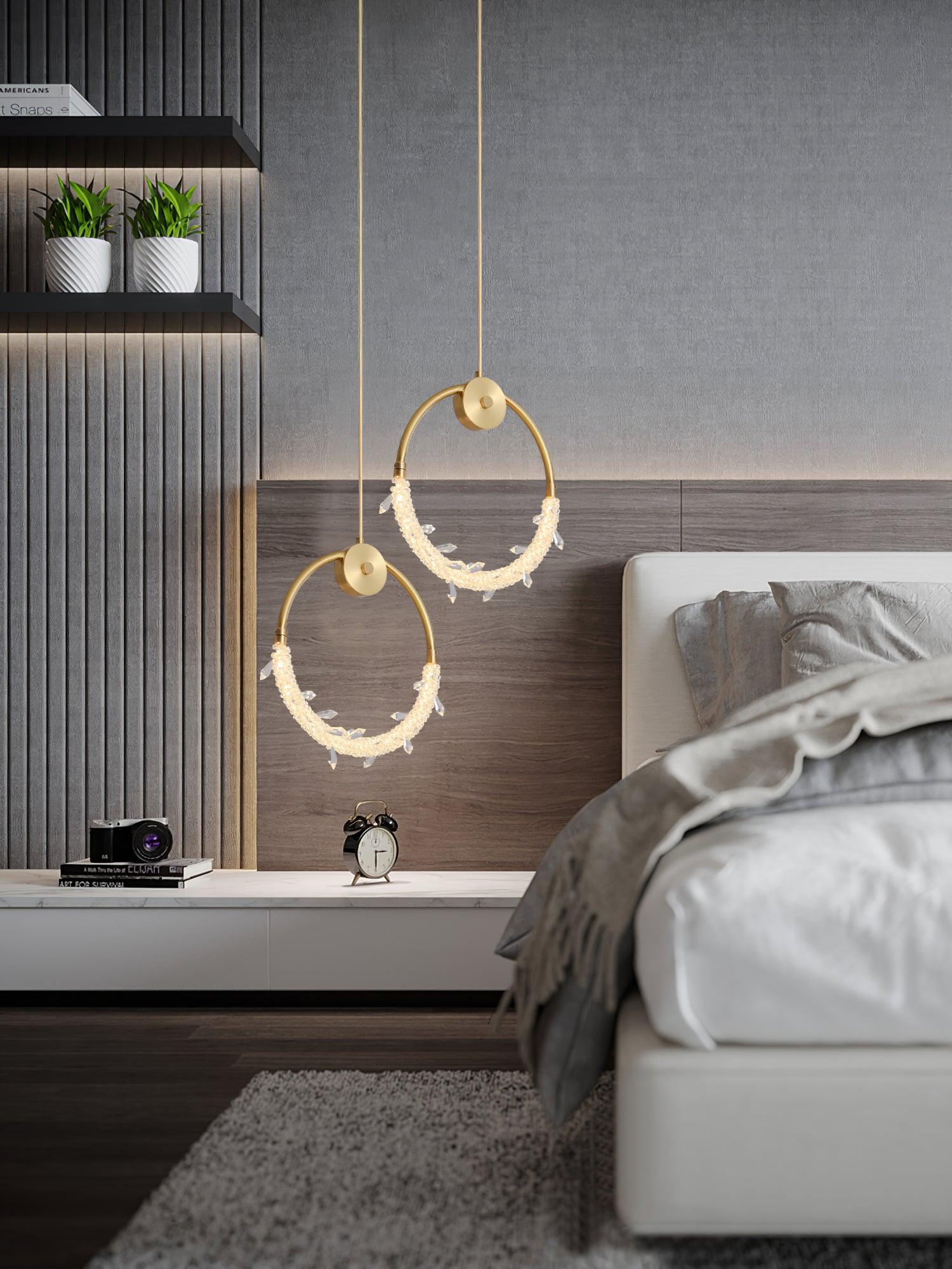 BU08P15G Modern Pendant Light - Elegant Hanging Ceiling Fixture for Kitchen, Dining Room & Bedroom - Perfect for Home Decor & Interior Lighting