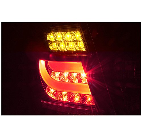 2002-2005 BMW 3 Series E46 Sedan LED Strip Tail Brake Lights - Black Rear Lamps for Enhanced Visibility & Style | Perfect for Night Driving & Car Customization