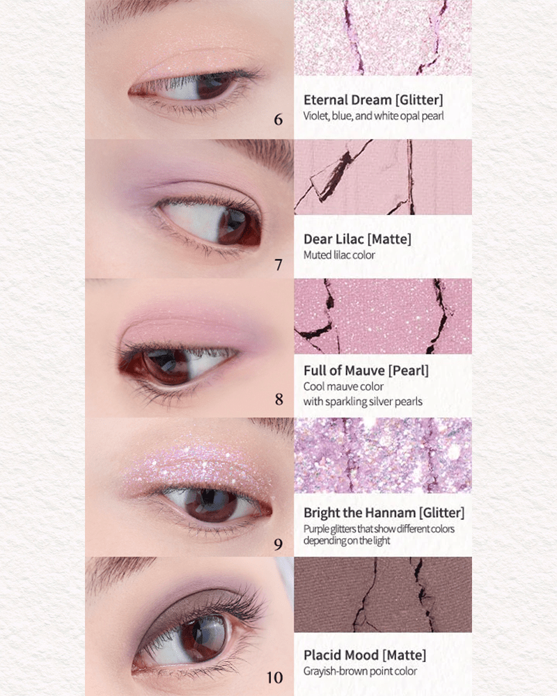 CLIO x AESPA Pro Eye Palette #Atelier in Hannam - Korean Eyeshadow Makeup Palette with 10 Colors, Long Lasting & Highly Pigmented - Perfect for Daily Wear, Party & Special Occasions
