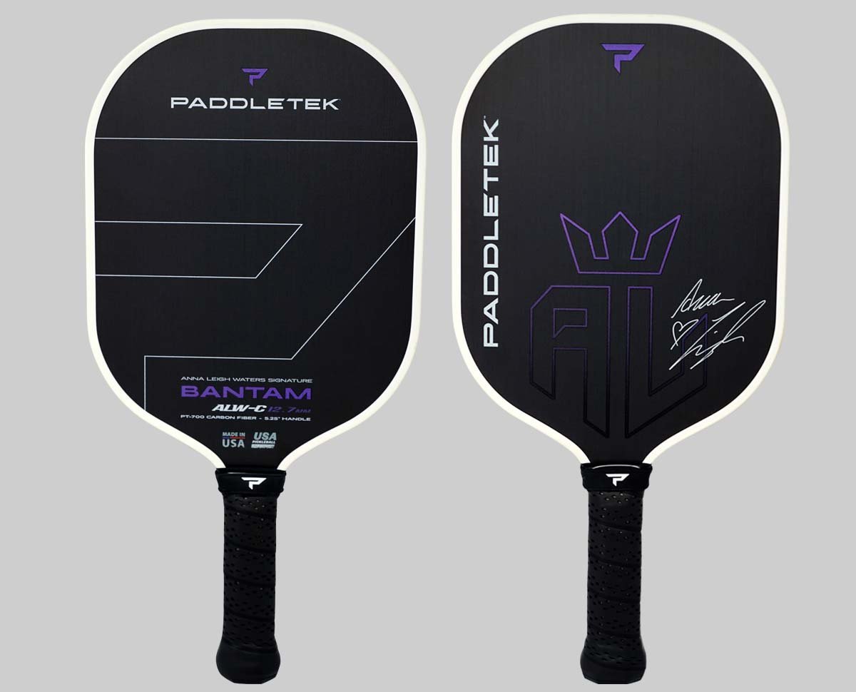 Paddletek Bantam ALW C 12.7 Pickleball Paddle - Lightweight Carbon Fiber Paddle for Competitive Play & Outdoor Recreation | Perfect for Tournaments, Backyard Games & Fitness Training
