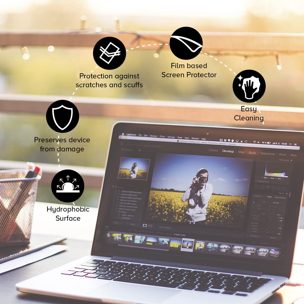 Dell Inspiron 15 5501 Anti-Shock Screen Protector - Shatterproof for Travel & Work
