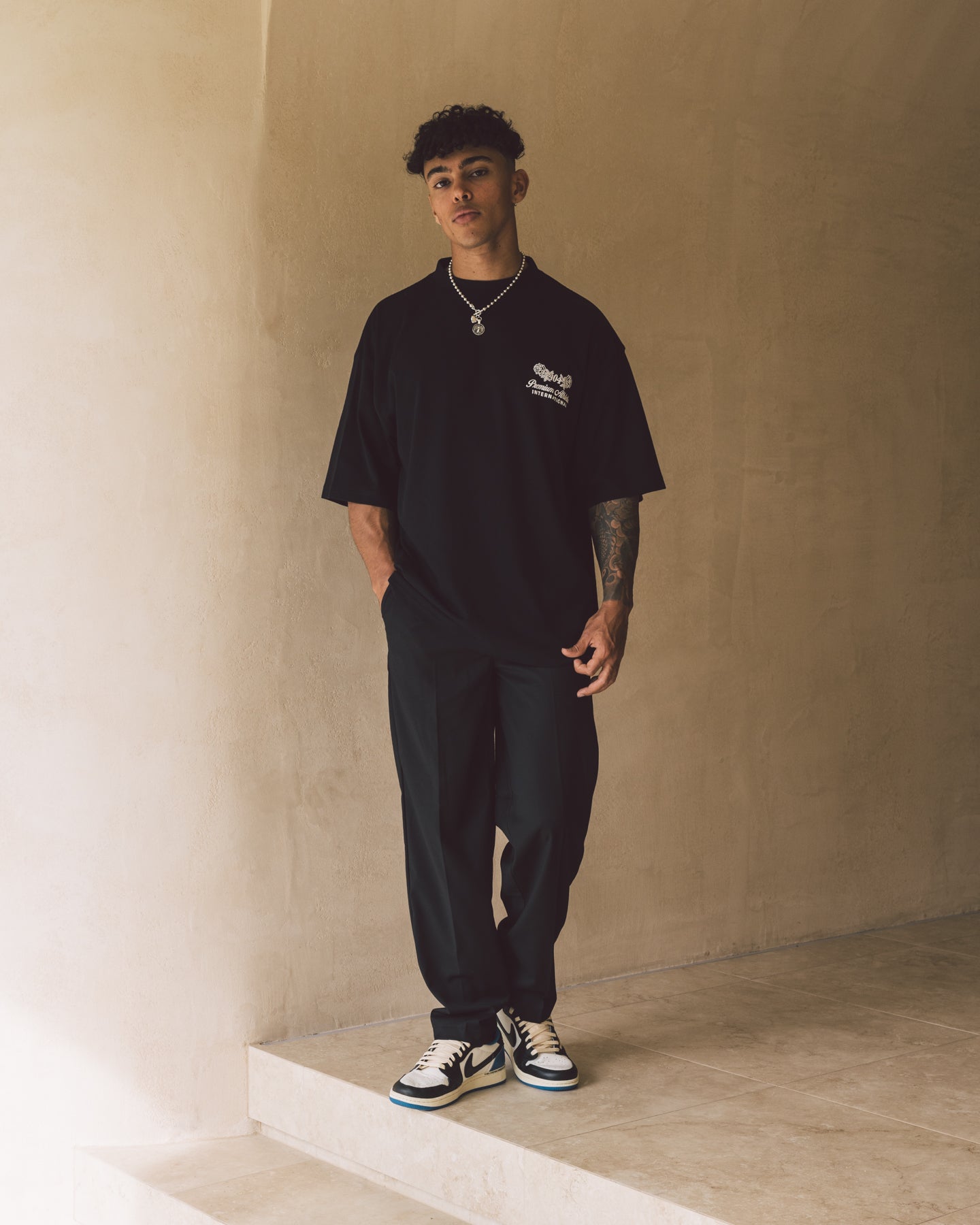 404 Liberty Baggy Trousers for Men - Black Loose Fit Casual Pants | Streetwear, Hip Hop Fashion, Everyday Comfort Wear