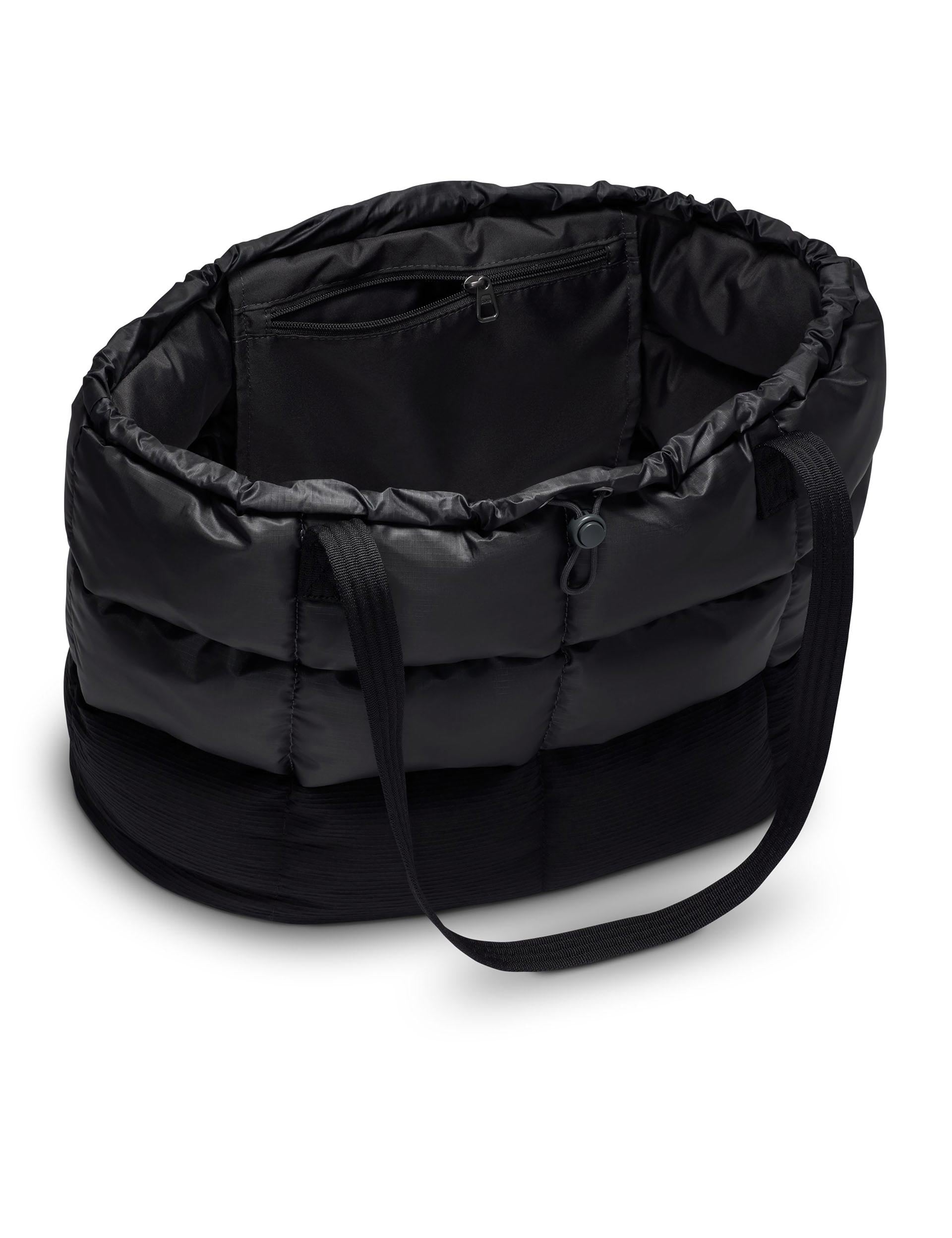 Sportswear Puffle Tote Bag - Black/Anthracite/White | Stylish Gym & Beach Tote for Women | Perfect for Workouts, Yoga, Shopping & Travel