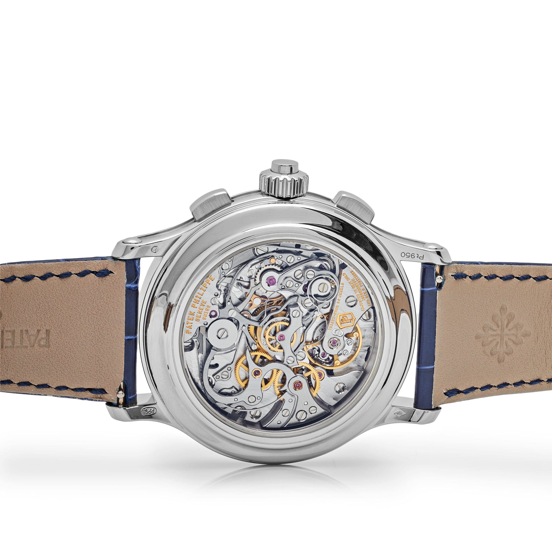 Patek Philippe Grand Complications 5370P-011 Platinum Split-Seconds Chronograph Watch with Blue Dial - Luxury Swiss Timepiece for Collectors & Special Occasions (2024)