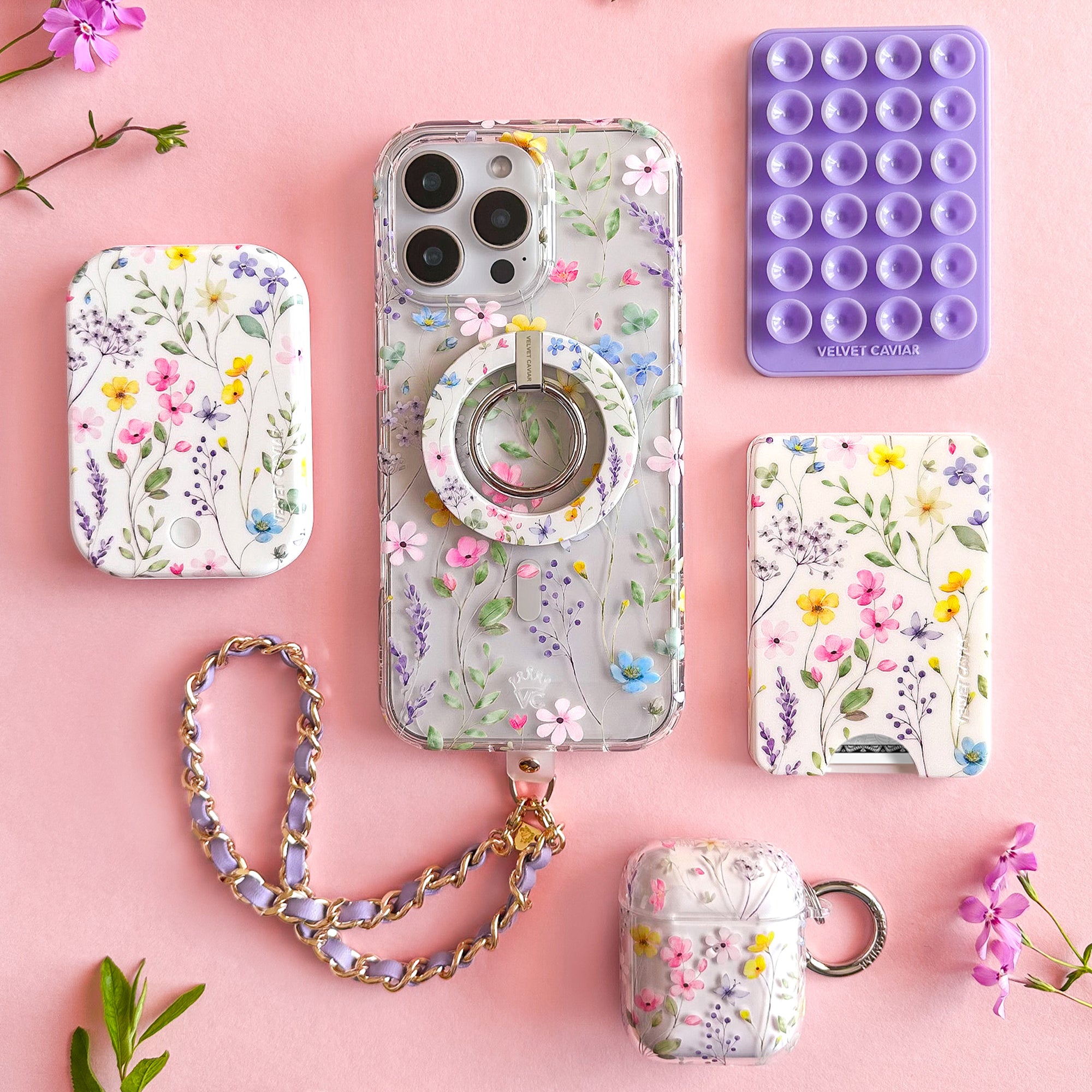 Enchanted Floral AirPod Case - Elegant Protective Cover for AirPods 1/2/3/Pro - Cute Flower Design for Women & Girls - Perfect for Daily Use, Travel & Gift Giving
