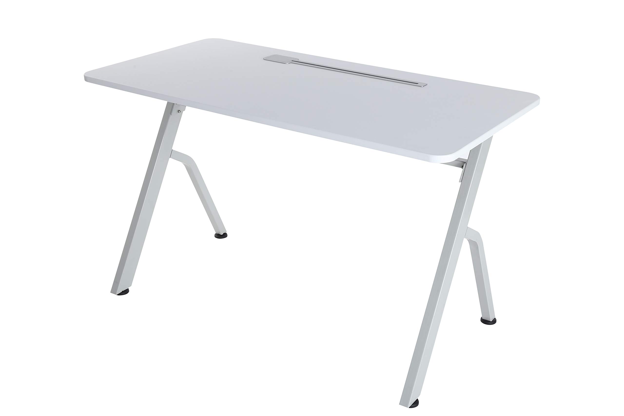 ApexDesk 47 Inch Modern Home Office Computer Desk - Simple Writing Study Desk for Students & Professionals - White | Perfect for Small Spaces, Remote Work & Online Learning