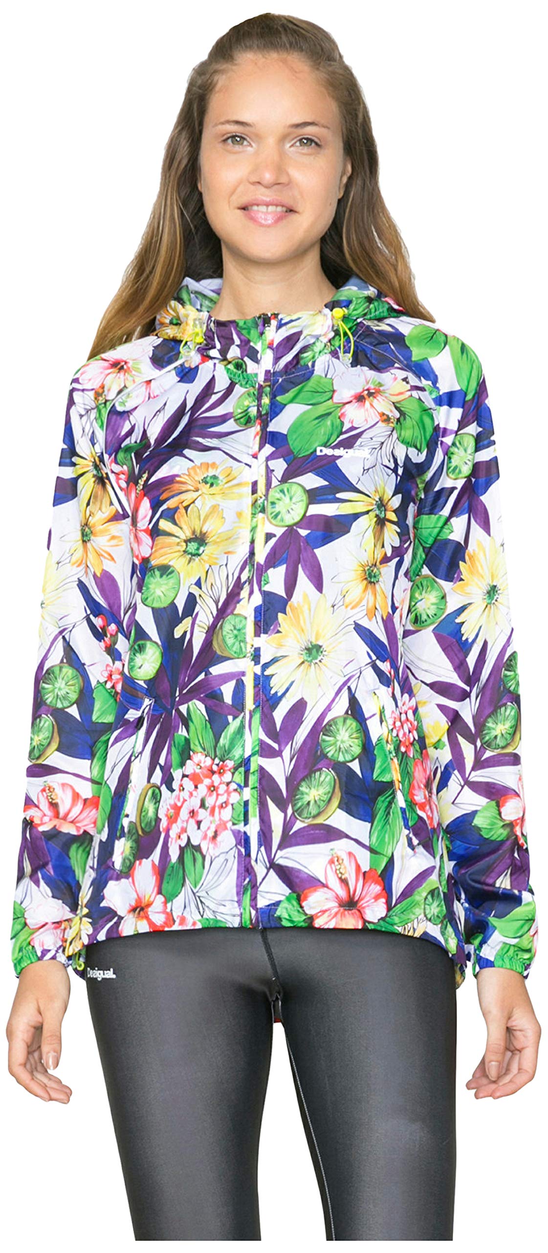 Desigual Women's Lightweight Windproof Sports Jacket for Running, Hiking & Outdoor Activities - Breathable & Comfortable for All-Day Wear
