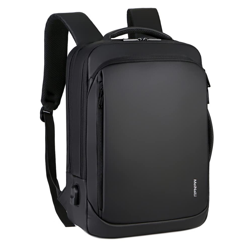 Stylish Laptop Backpack with USB Charging Port - Waterproof Travel Backpack for College, Business & Commuting - Perfect for Work, School & Airplane Carry-On