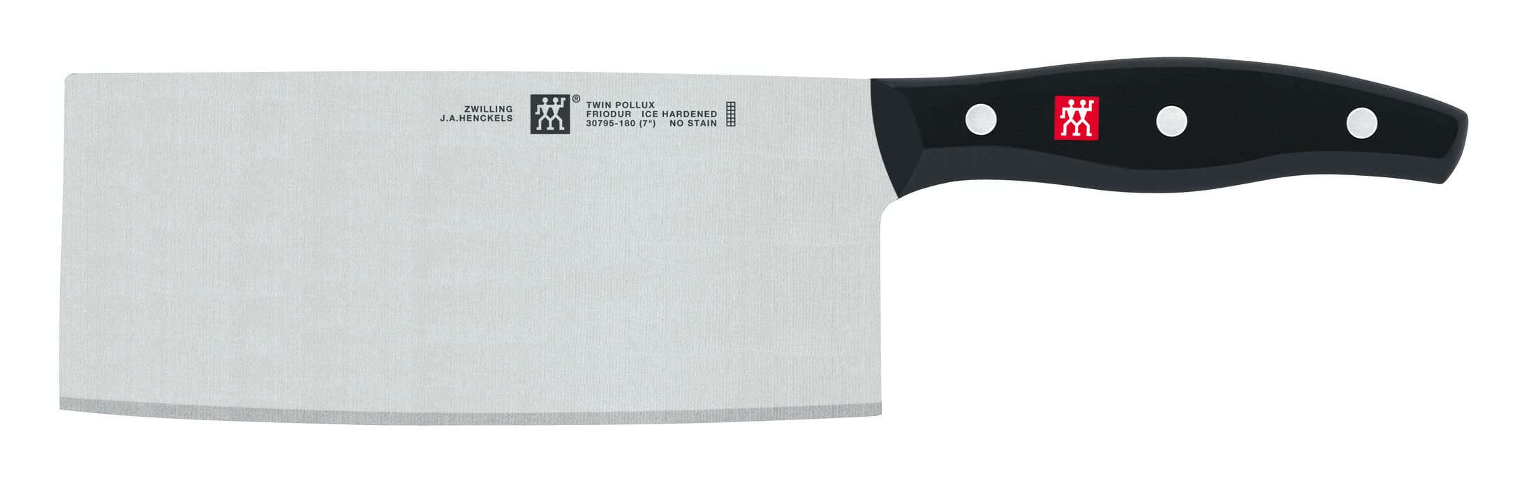 ZWILLING Twin Pollux 7-inch Chinese Chef's Knife - High Carbon Stainless Steel Kitchen Knife for Professional Cooking, Slicing, Dicing - Perfect for Asian Cuisine, Meat & Vegetable Prep