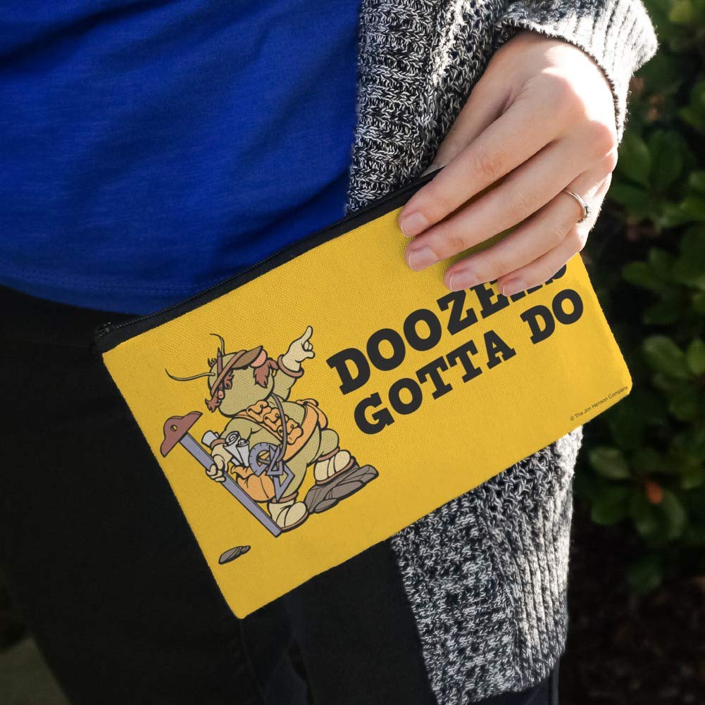Doozers Gotta Do Fraggle Rock Makeup Bag - Waterproof Cosmetic Organizer Pouch for Travel & Daily Use | Perfect for Makeup Brushes, Toiletries & Small Essentials