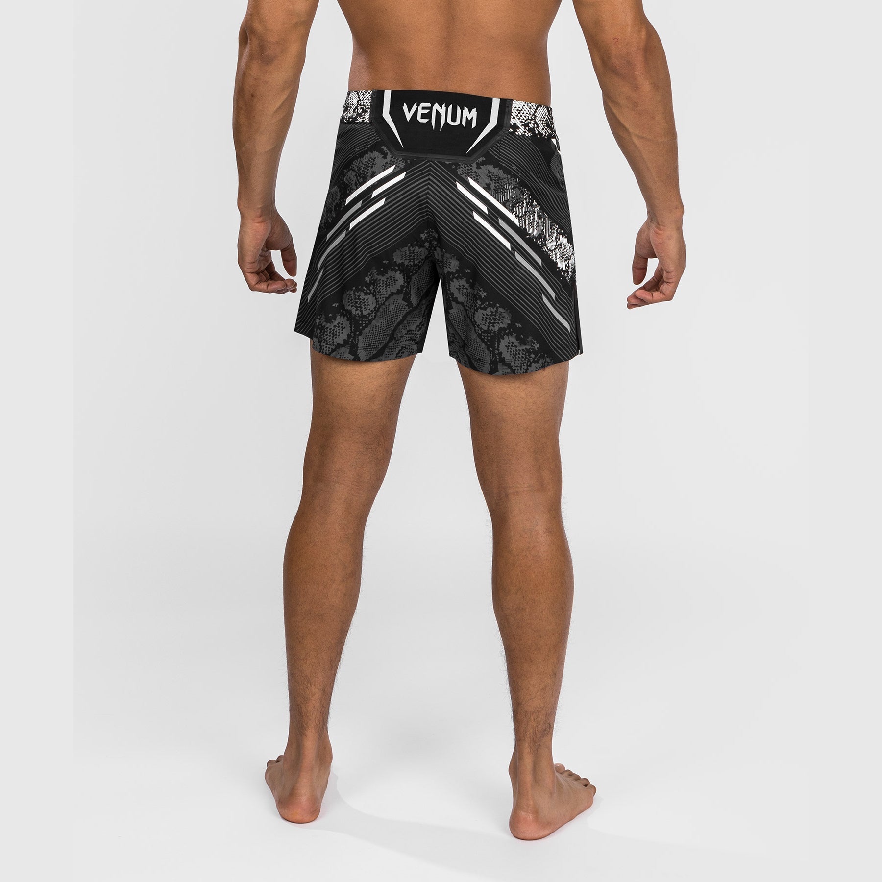 Venum UFC Adrenaline Personalized Authentic Fight Night Shorts for Men - Black MMA Training & Competition Shorts - Perfect for UFC Training, MMA Fighting & Gym Workouts