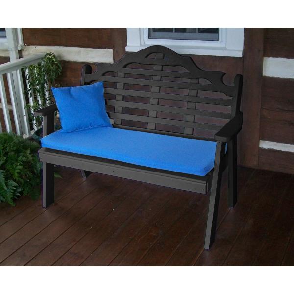Poly Marlboro Garden Bench - Durable Outdoor Patio Furniture for Backyard, Garden, and Porch - Perfect for Relaxing and Entertaining