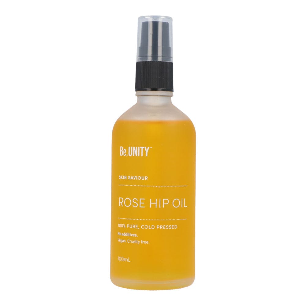 100% Pure Rosehip Oil for Face & Skin - 100ml Organic Cold Pressed Biome Be.UNITY - Anti-Aging, Moisturizing & Scar Treatment - Perfect for Dry Skin, Acne Scars & Night Care Routine