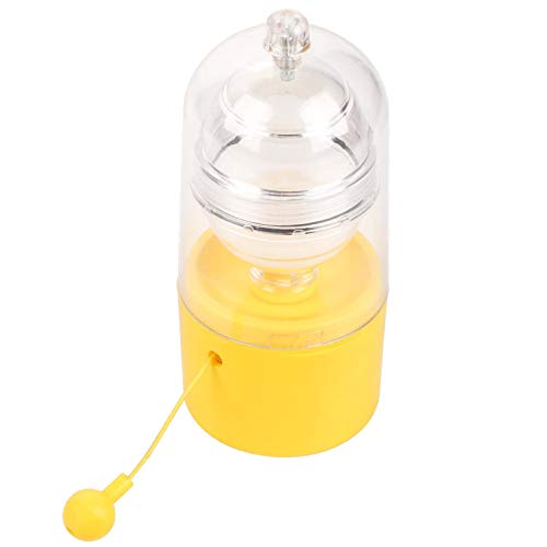 Manual Egg Scrambler in Shell - Hand-Powered Egg Shaker Whisk for Perfectly Mixed Yolks & Whites | Golden Egg Maker & Kitchen Gadget for Pudding, Baking & Cooking | Ideal for Breakfast, Desserts & Meal Prep