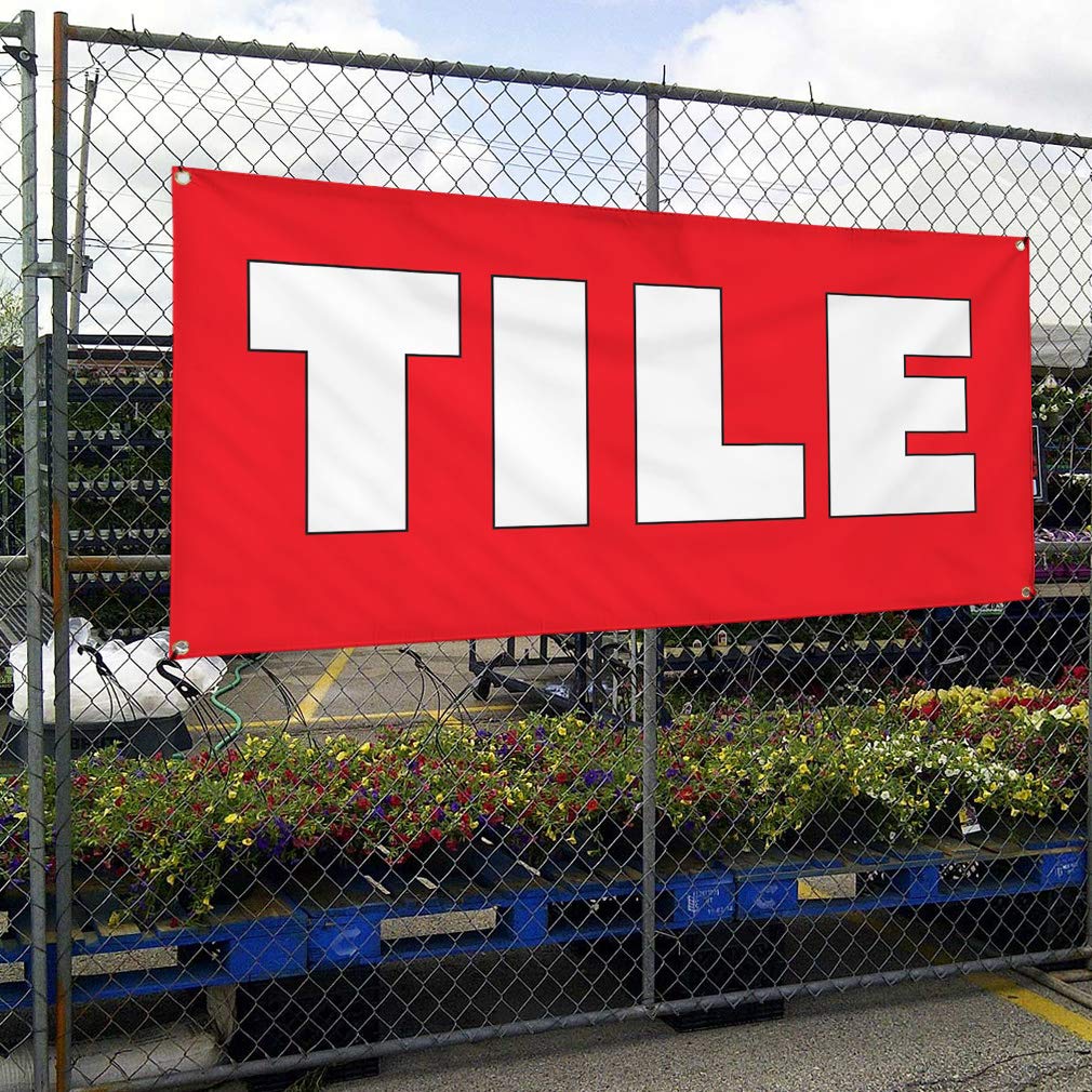 Durable Vinyl Banner - 48x96 Inches, Weatherproof Outdoor Advertising Sign with 8 Grommets (Multiple Sizes Available) - Perfect for Business Promotion, Yard Sales, and Industrial Signage