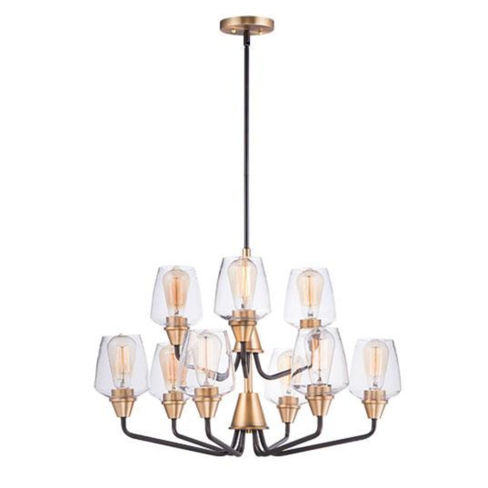 Modern Pepper Chandelier - Elegant LED Ceiling Light Fixture for Dining Room, Living Room & Bedroom | Energy Efficient Dimmable Lighting for Home Decor