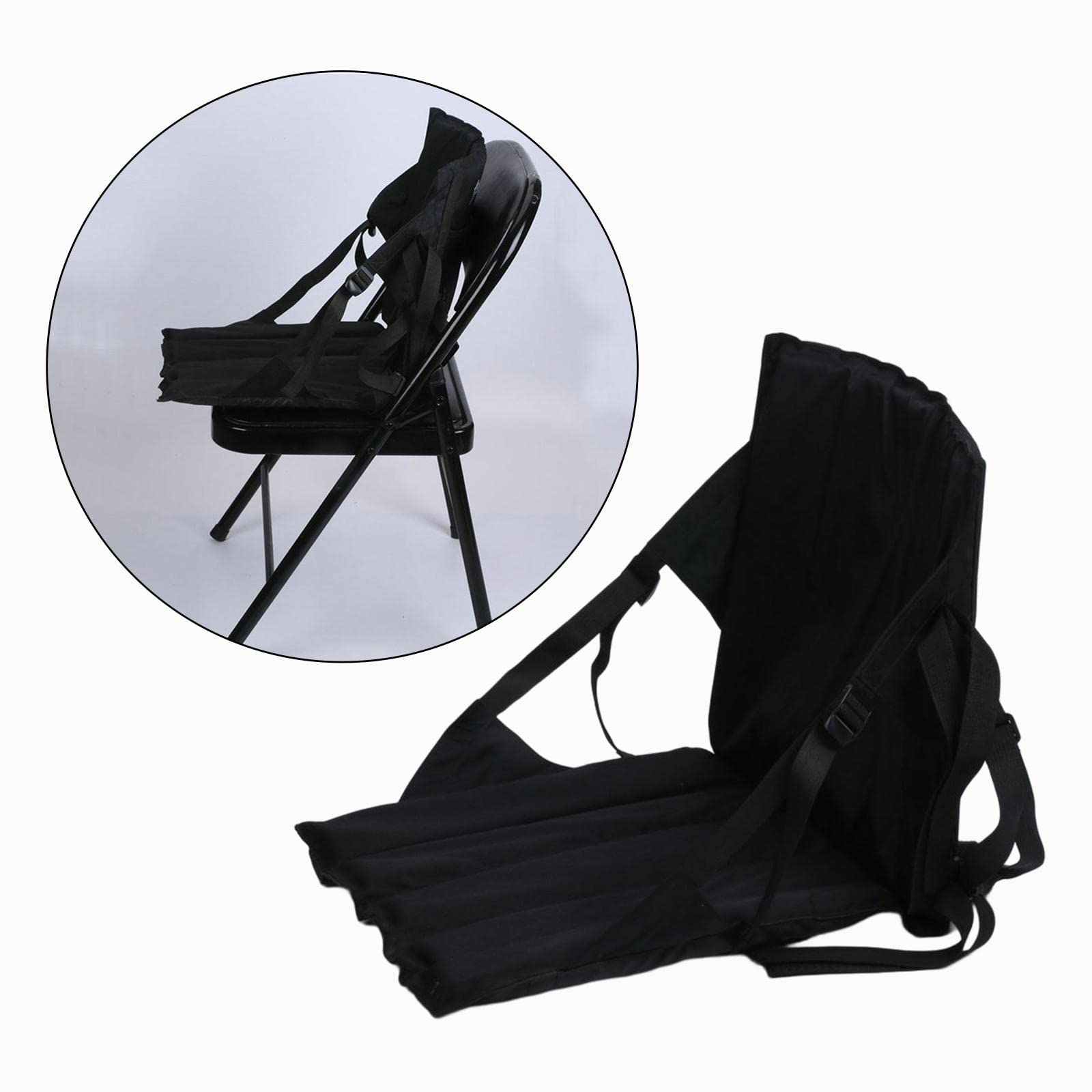 Rockible Kayak Seat - Lightweight Universal Stadium Floor Chair with Backrest - Foldable Cushion Seat for Canoeing, Fishing, Camping & Outdoor Sports - Perfect for Kayaking, Picnics, Beach Trips & Sporting Events