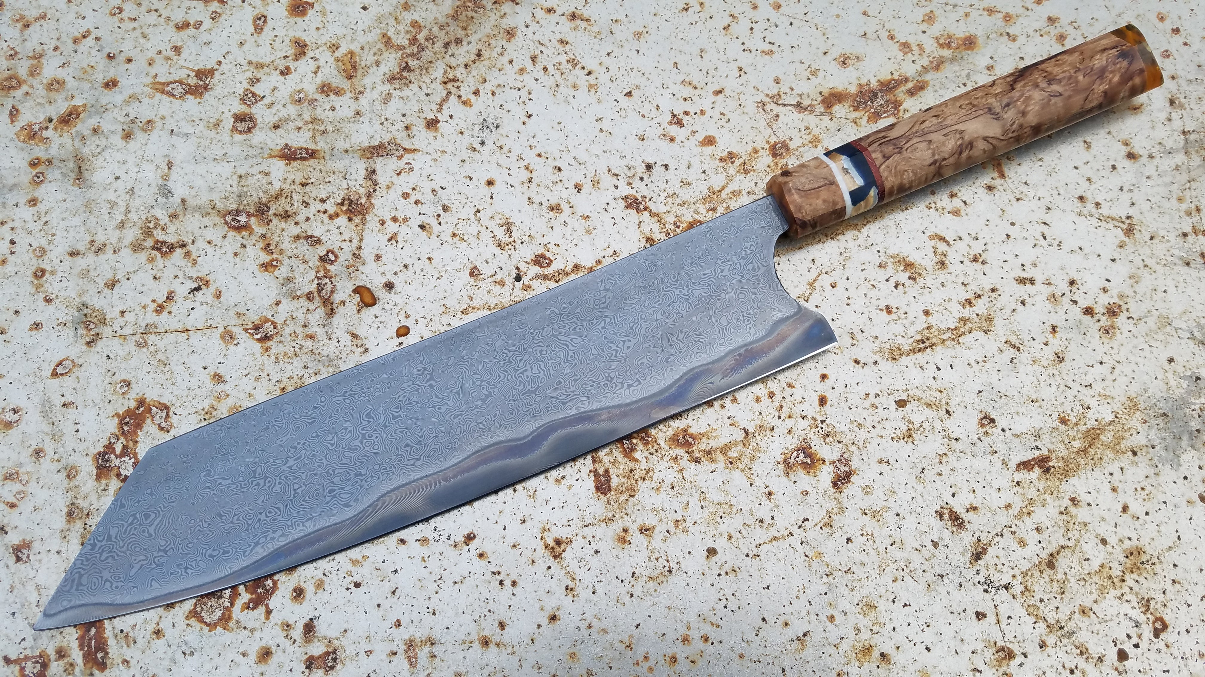 CoolToolme 240mm K-Tip Japanese Chef Knife - High Carbon Stainless Steel, Razor Sharp Blade for Sushi, Sashimi & Precision Cutting - Perfect for Professional Chefs & Home Cooks