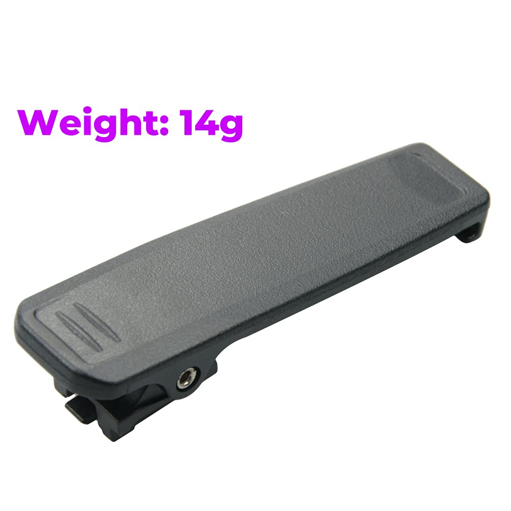ICOM BP-279 BP-280 BP-280LI Walkie Talkie Belt Clip (10 Pack) - Secure Radio/Battery Holder for Construction, Security & Outdoor Activities