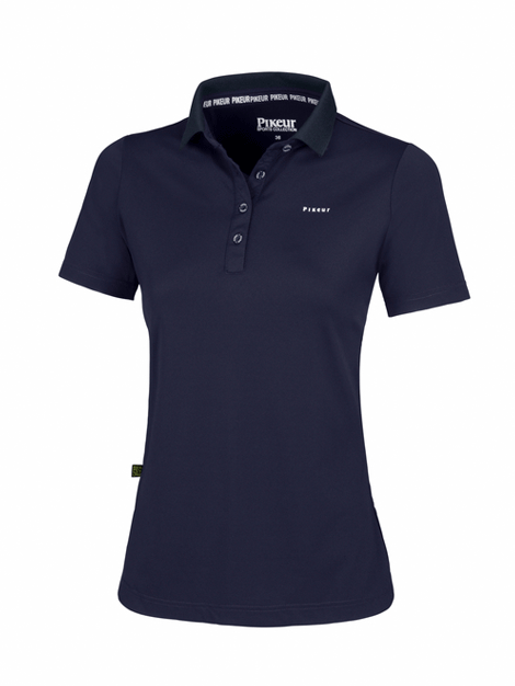 Pikeur Dasha Functional Polo Shirt for Women - Breathable Riding Shirt with UV Protection - Perfect for Equestrian, Horseback Riding & Outdoor Activities