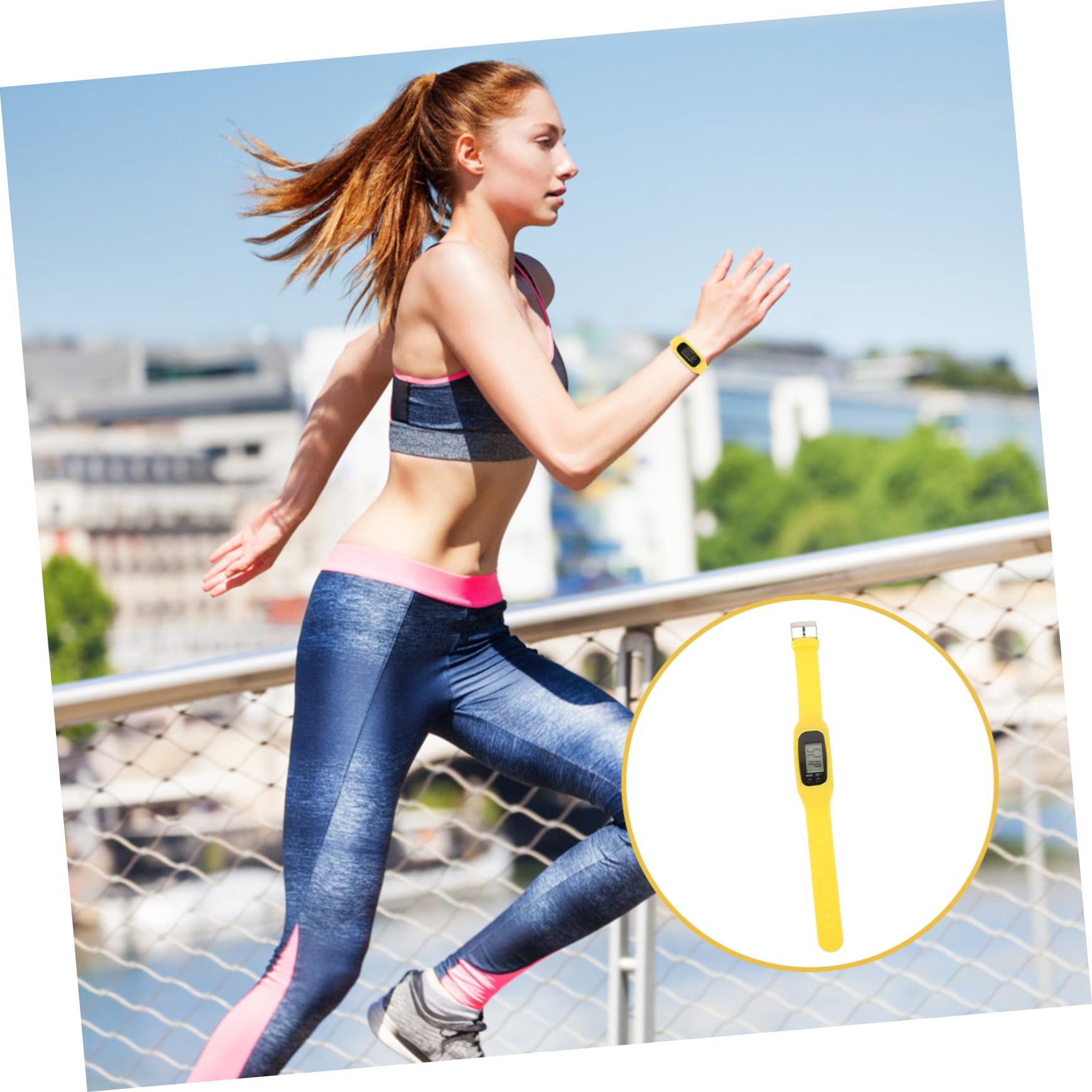 CORHAD Women's Fitness Tracker Watch - Step Counter, Pedometer, Activity Monitor for Running & Walking - Stylish Wristband for Women & Kids - Perfect for Gym, Workouts & Daily Activity Tracking