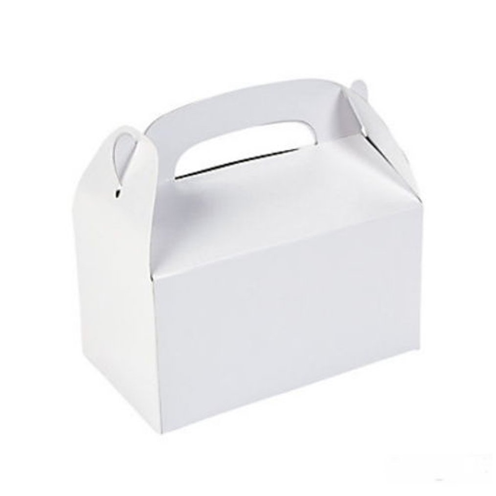 12 Pack White Party Favor Boxes - Bulk Goody Bags for Birthday, Baby Shower, Carnival Prizes & Gift Baskets - Perfect for Wedding Favors, Bazaar Events & Classroom Rewards