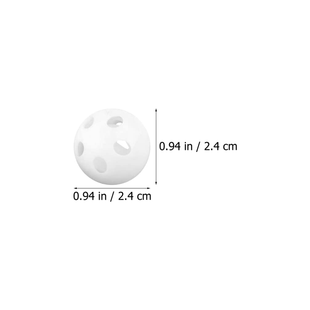 100pcs 24mm Rattle Ball Inserts for Baby Toys - Round Noise Maker Replacement Squeaker for DIY Stuffed Animals & Sensory Play (Safe & Durable) - Perfect for Infant Rattles, Teethers & Educational Toys