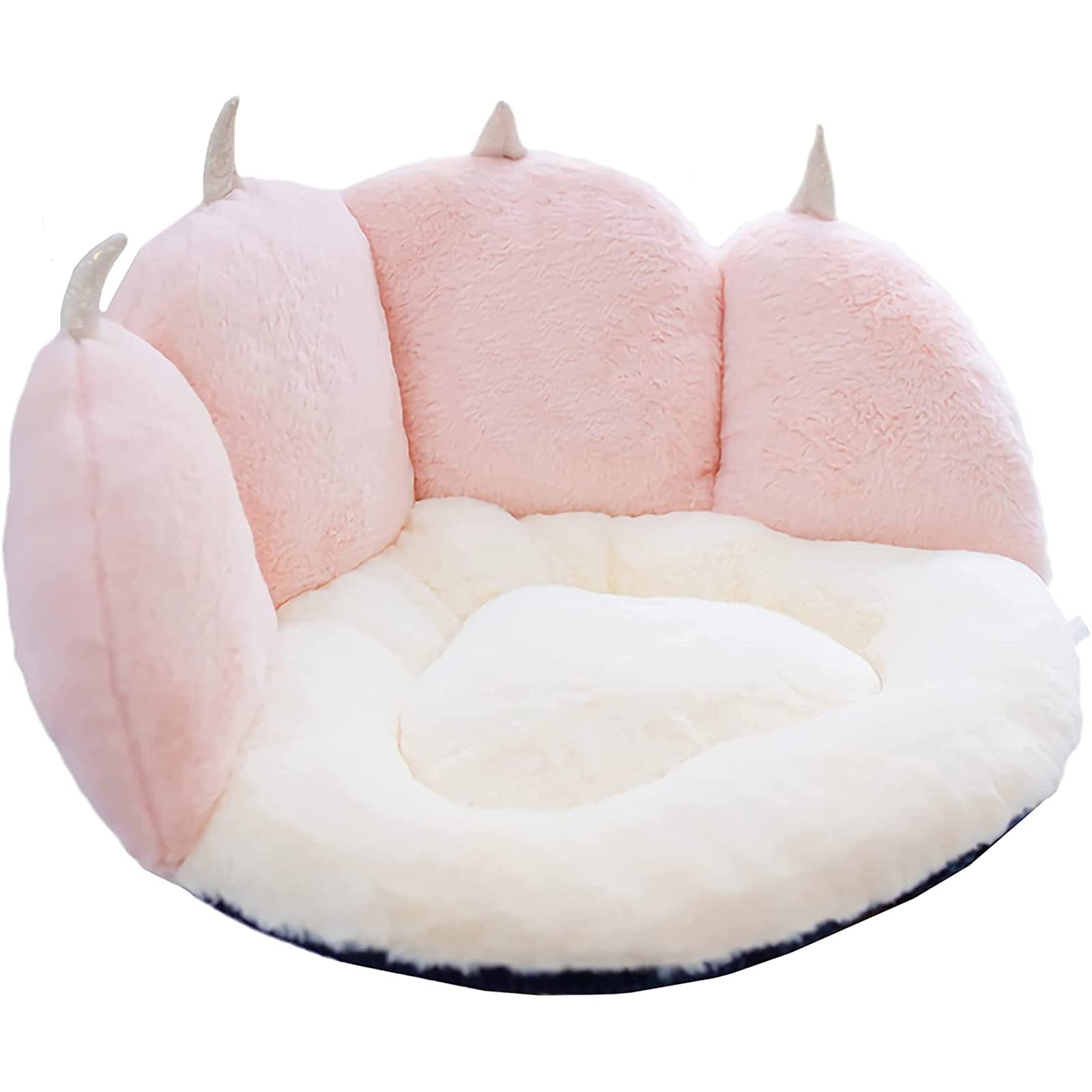 Cat Paw Plush Office Chair Cushion - Soft & Comfortable Seat Pad for Home, Office, or Floor Decor - Perfect for Work, Gaming & Relaxation