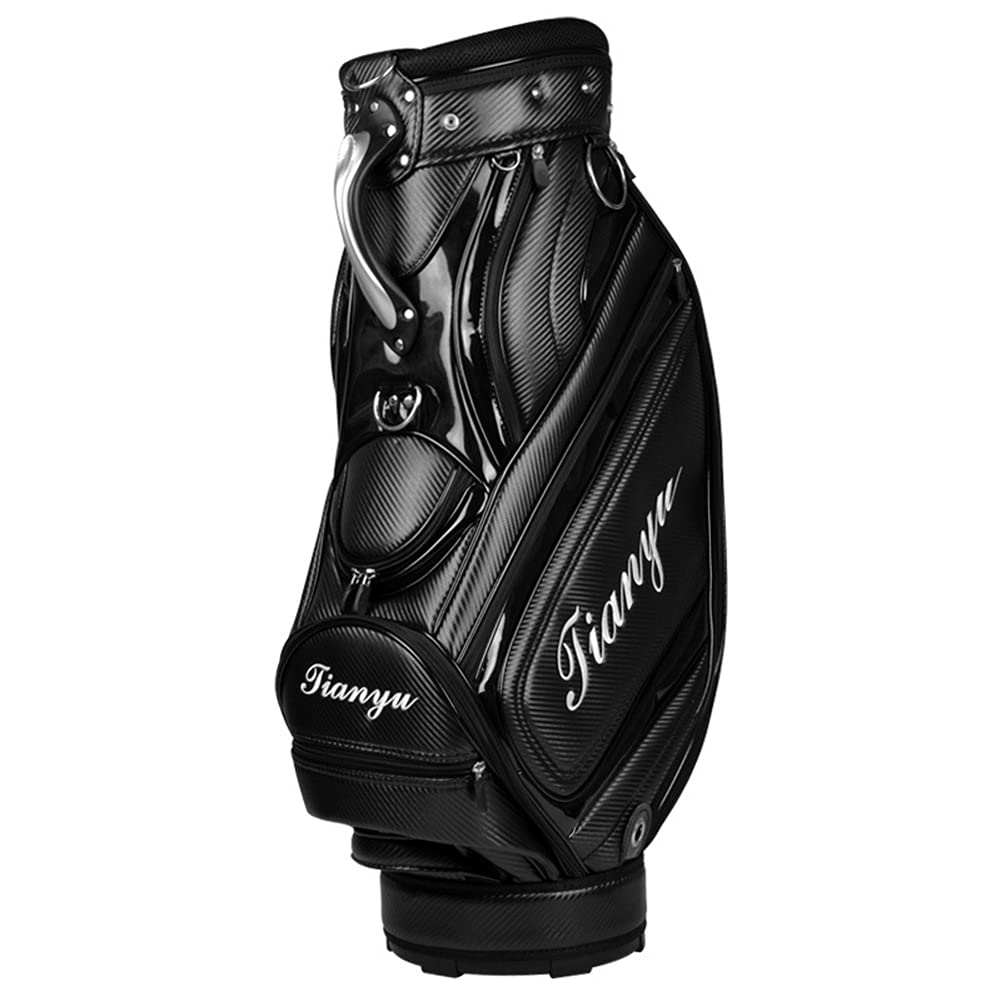 Premium PU Leather Golf Cart Carry Bag for Men - Lightweight, Portable Standard Golf Bag (85×42×28cm) - Perfect for Club Storage, Course Travel & Golf Tournaments