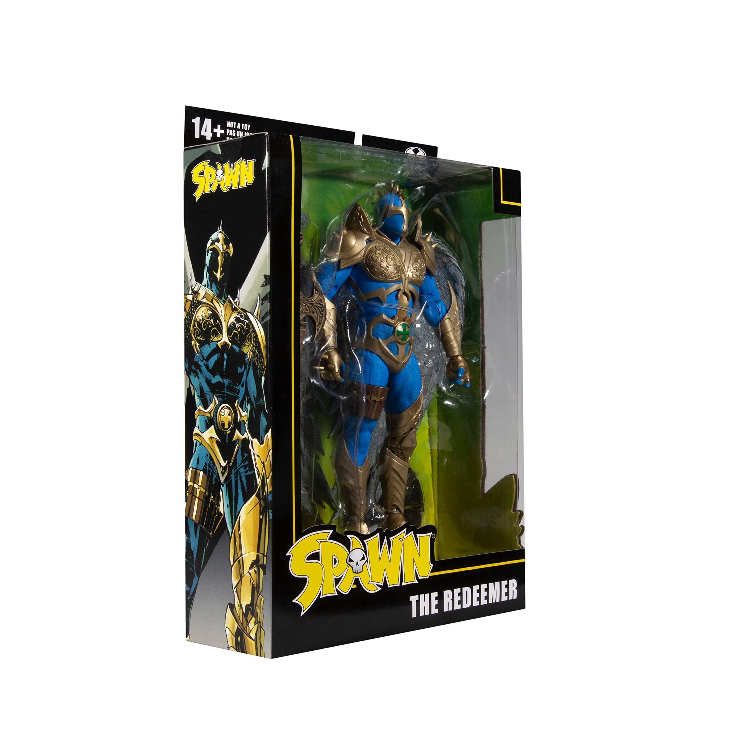 McFarlane Toys Spawn The Redeemer 7-Inch Collectible Action Figure with Weapons & Display Base - Perfect for Comic Book Fans and Collectors