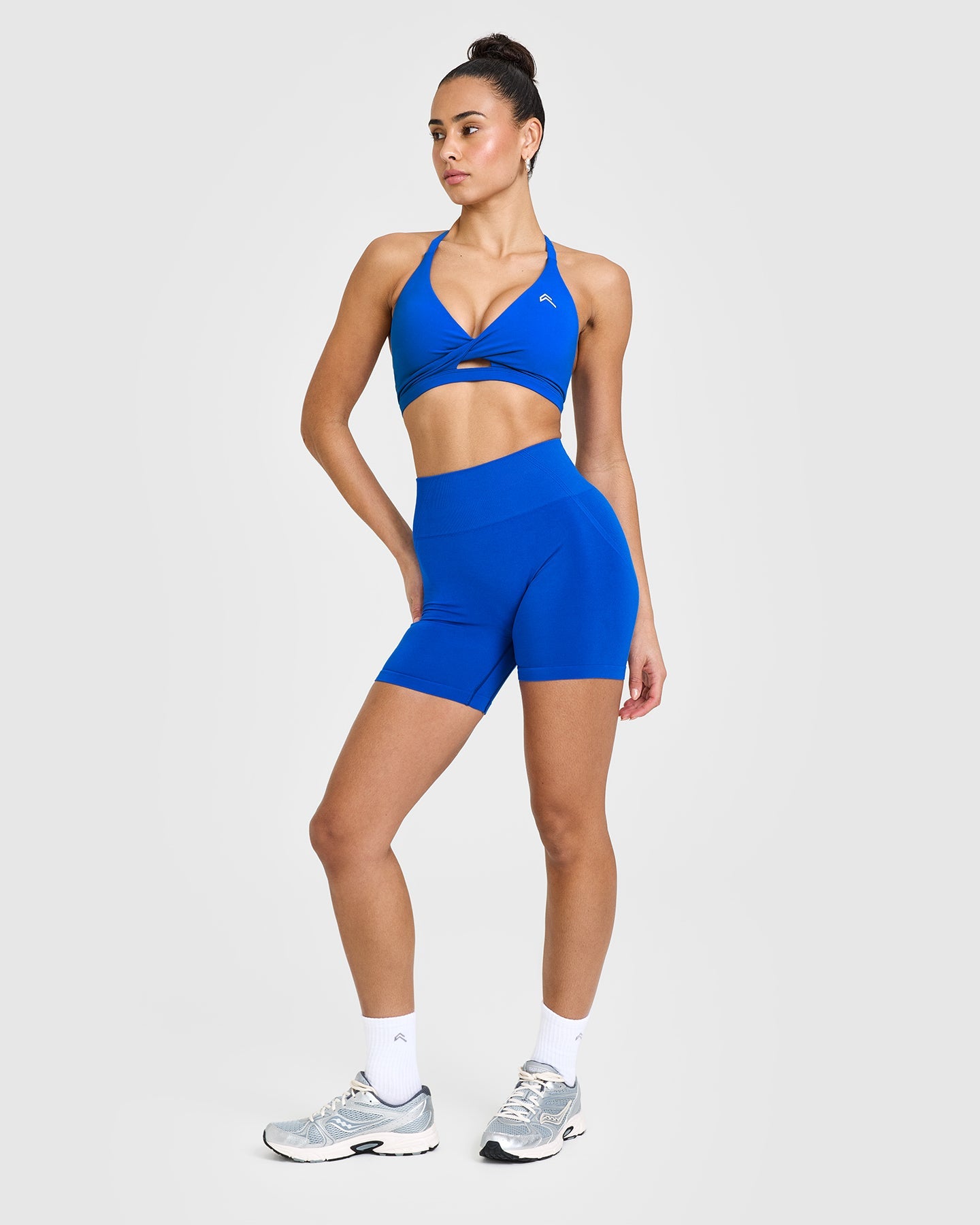 High Support Unified Twist Sports Bra for Women - Cobalt Blue | Yoga, Running, Gym & High-Intensity Workouts