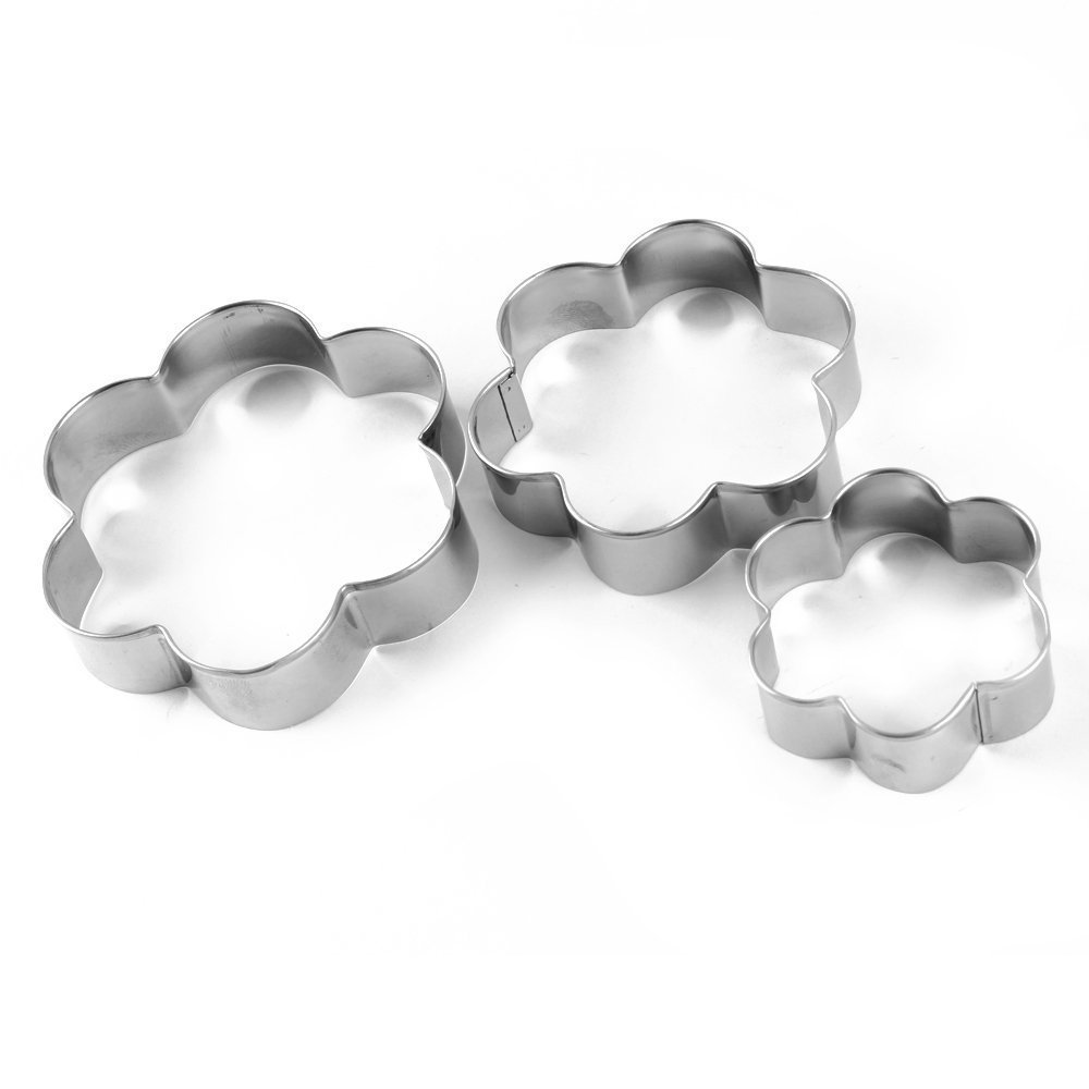 Premium Stainless Steel Cookie Cutters Set - 12 pcs, 4 Shapes (Donut, Biscuit, Fondant) - Professional Baking Tools for Cookies, Pastries, Cake Decorating - Ideal for Home Bakers & Commercial Kitchens