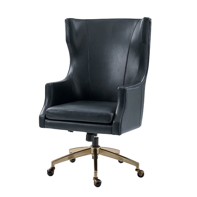 Premium Elodio Office Chairs with Genuine Leather - Ergonomic Executive Desk Chair for Home & Business Workspaces
